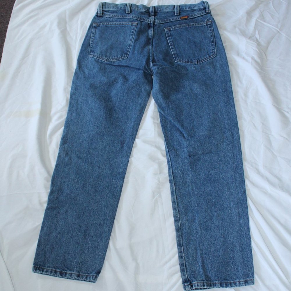 Rustler Straight Leg Jeans Reg Stonewashed 34x29
